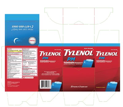 Label (Tylenol Pm 25 Pouches)